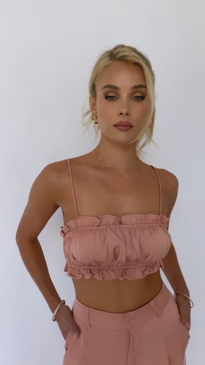 Sasha Trouser in Blush