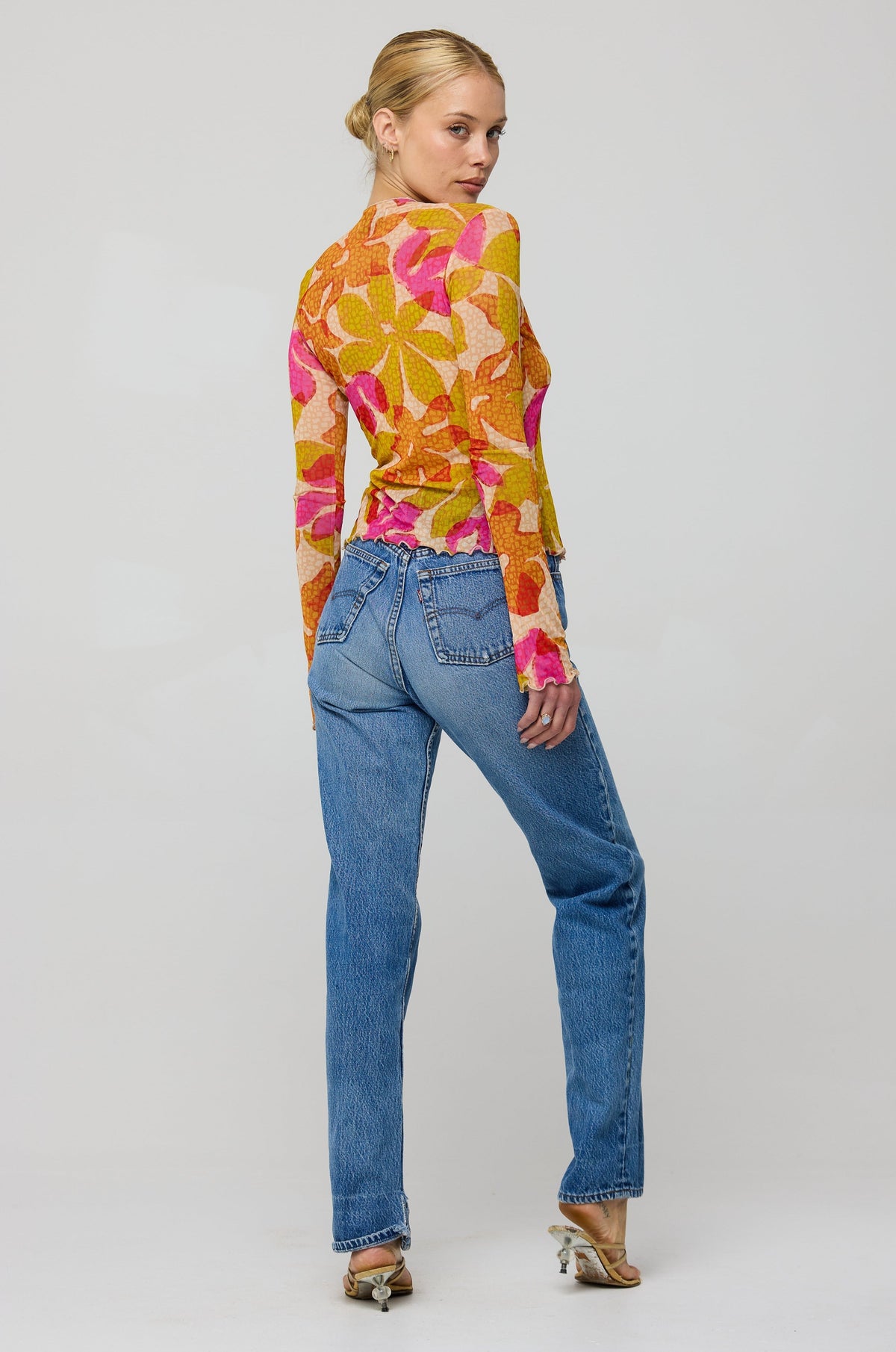 Aliyah Mesh Top in Keiko