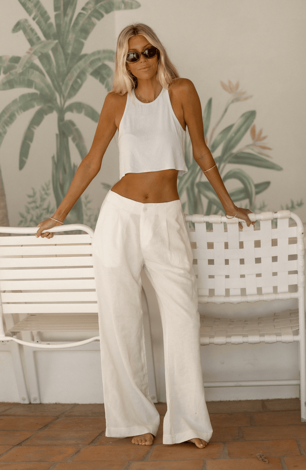Bernie Tank in White