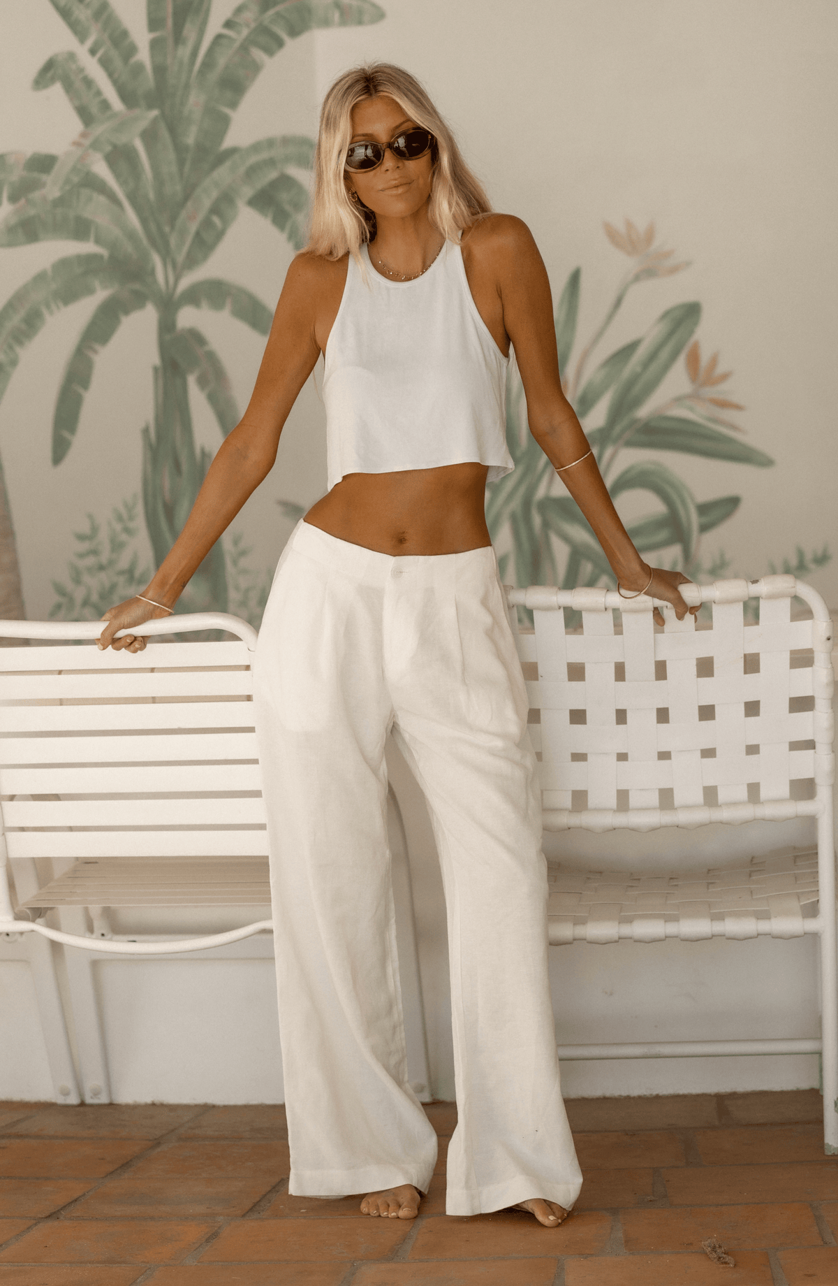 Bernie Tank in White