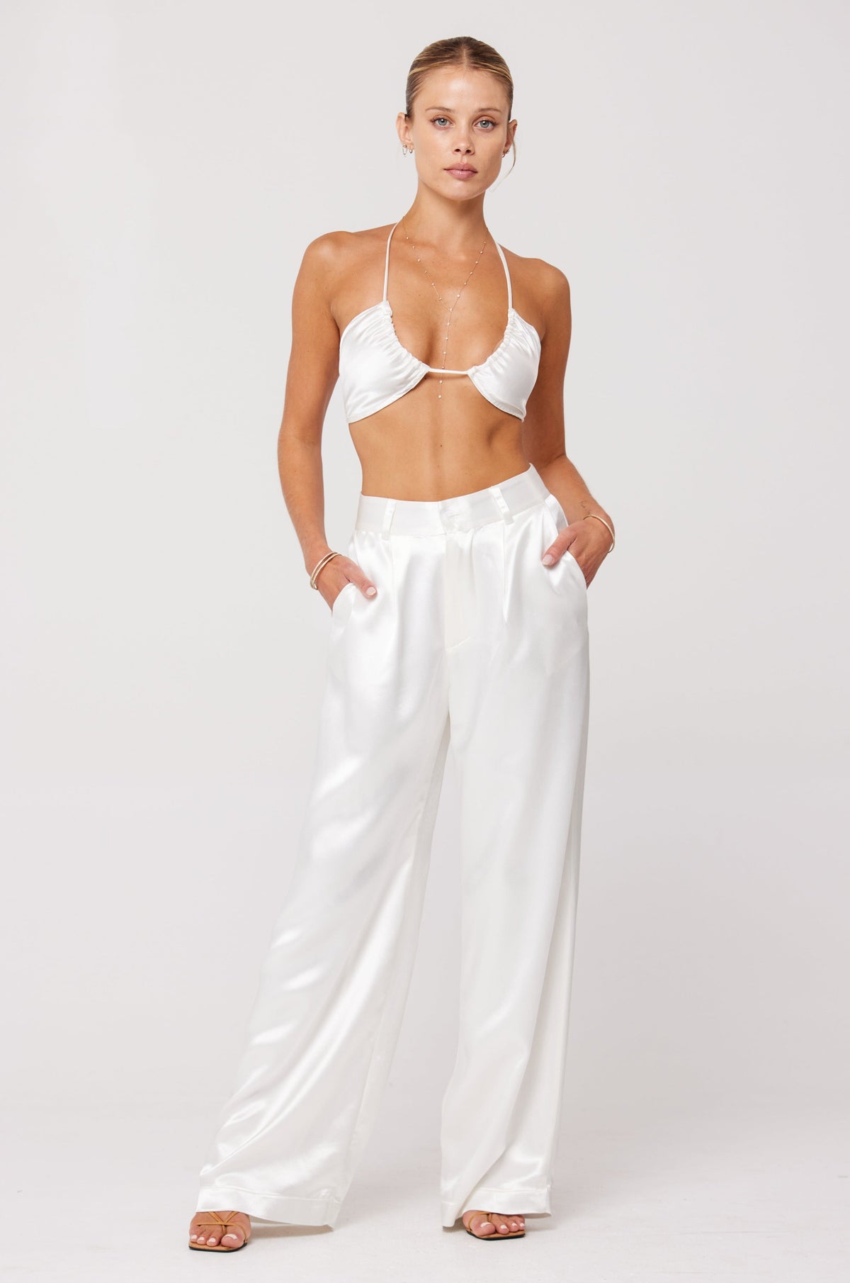 Bowie Top in Pearl