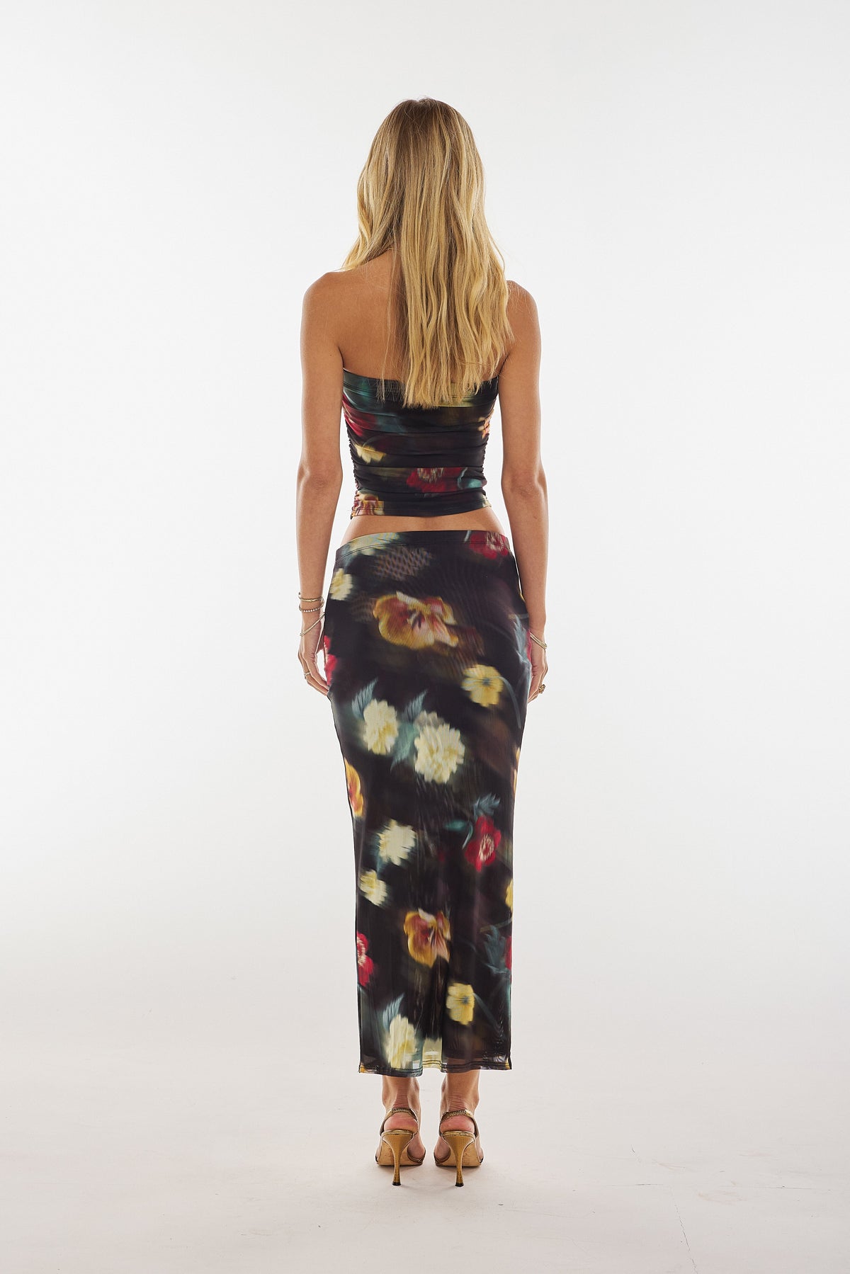 Clyde Mesh Skirt in Salem