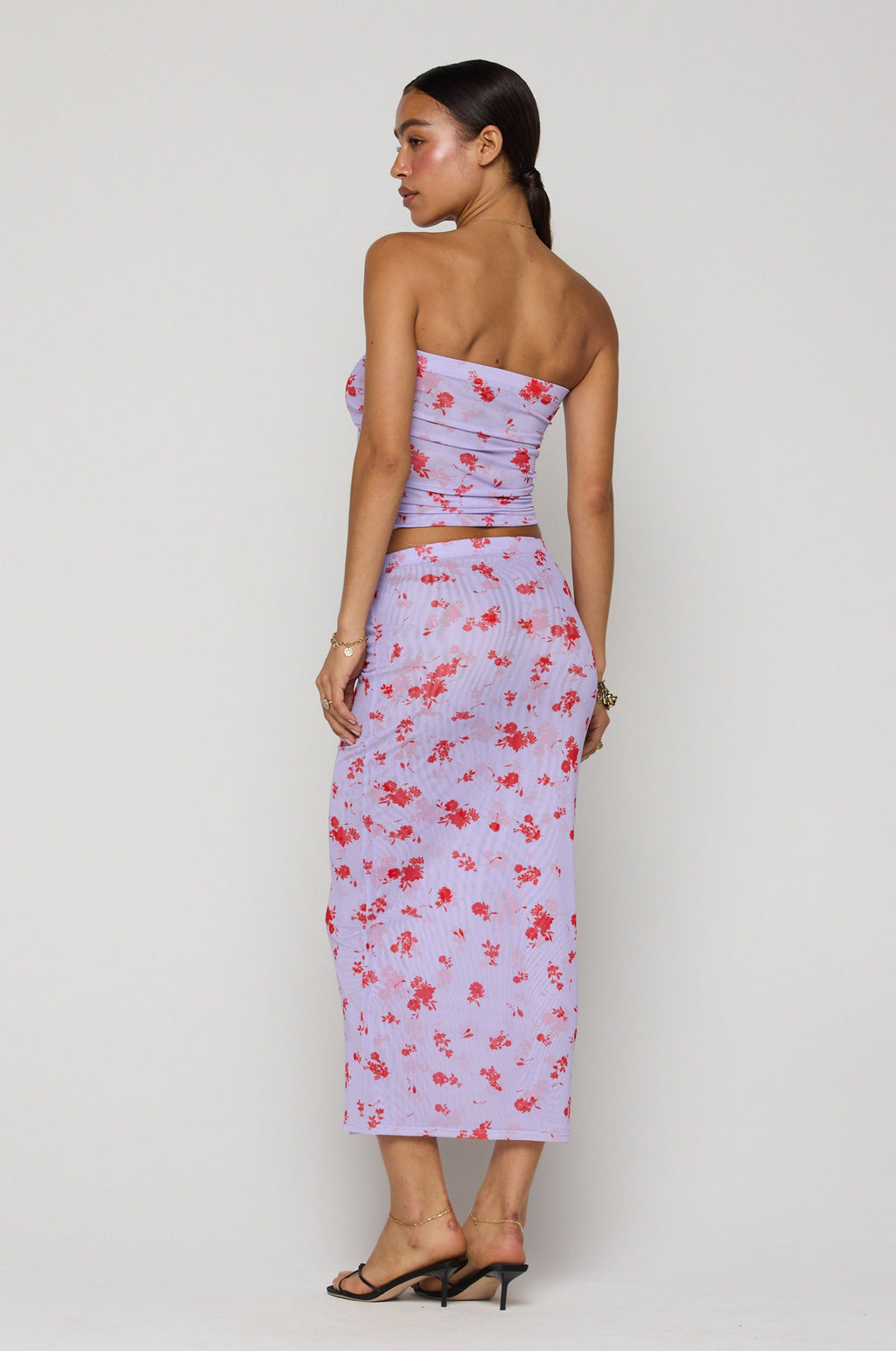 Clyde Mesh Skirt in True Romance