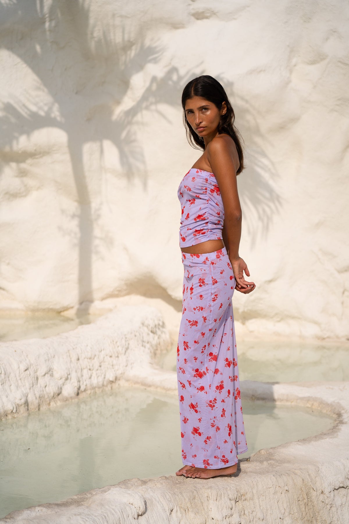 Clyde Mesh Skirt in True Romance