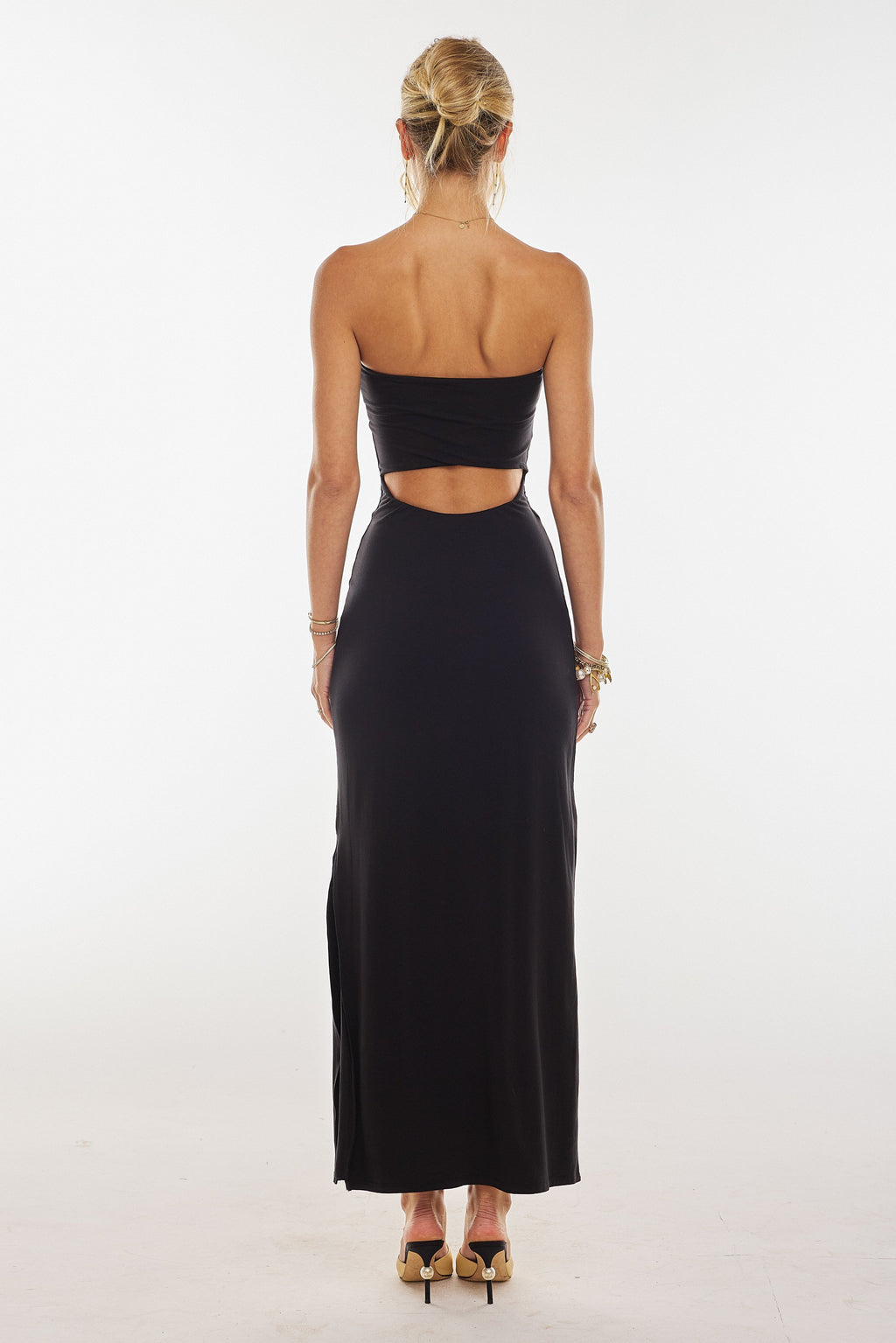 Demi Dress in Black Knit