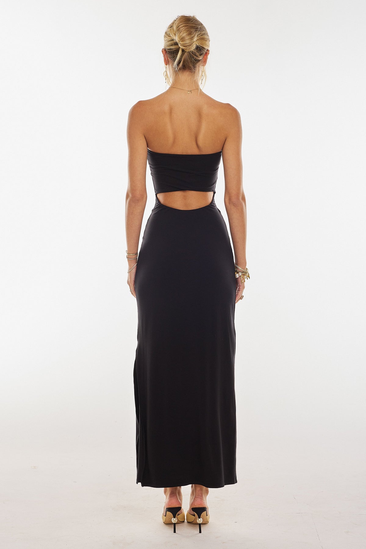 Demi Dress in Black Knit