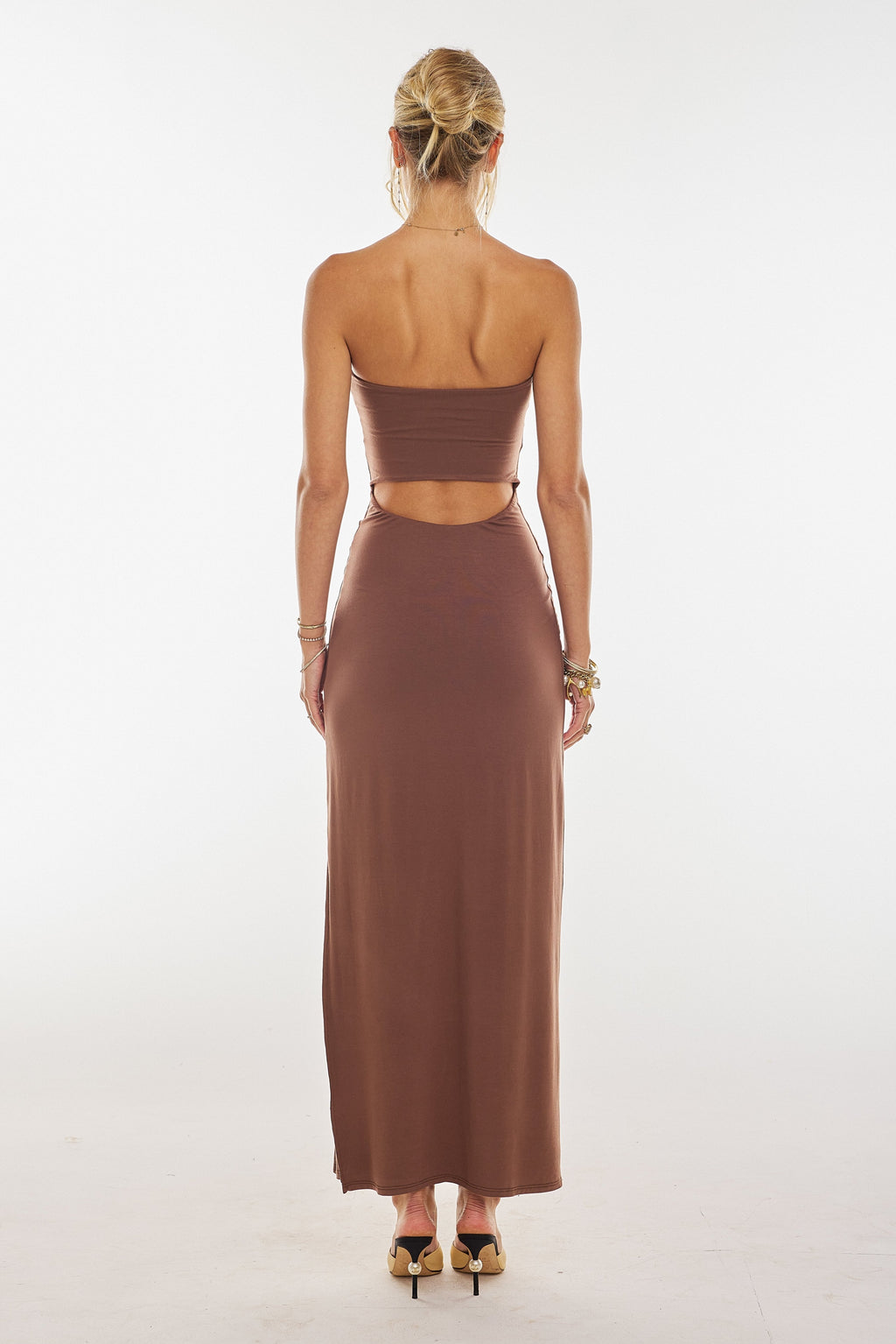 Demi Dress in Toffee Knit
