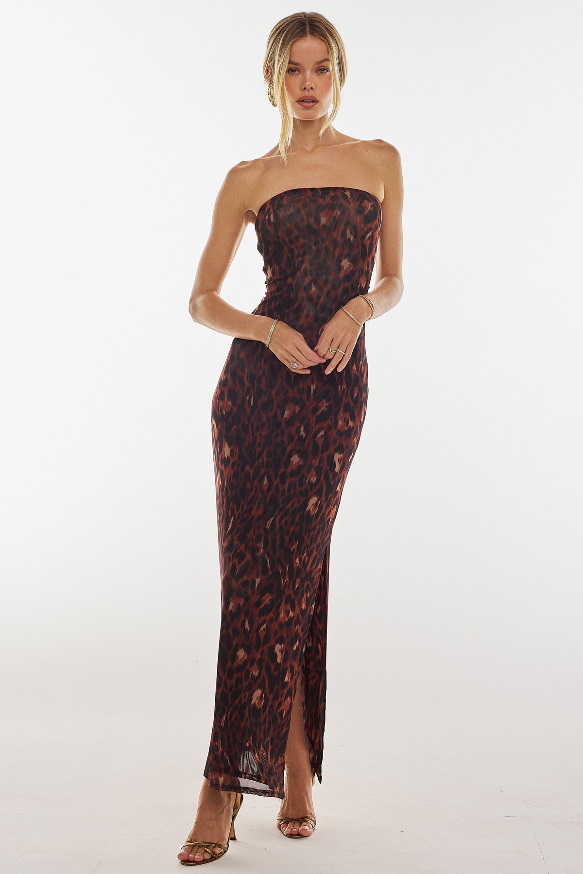 Demi Mesh Dress in Knox