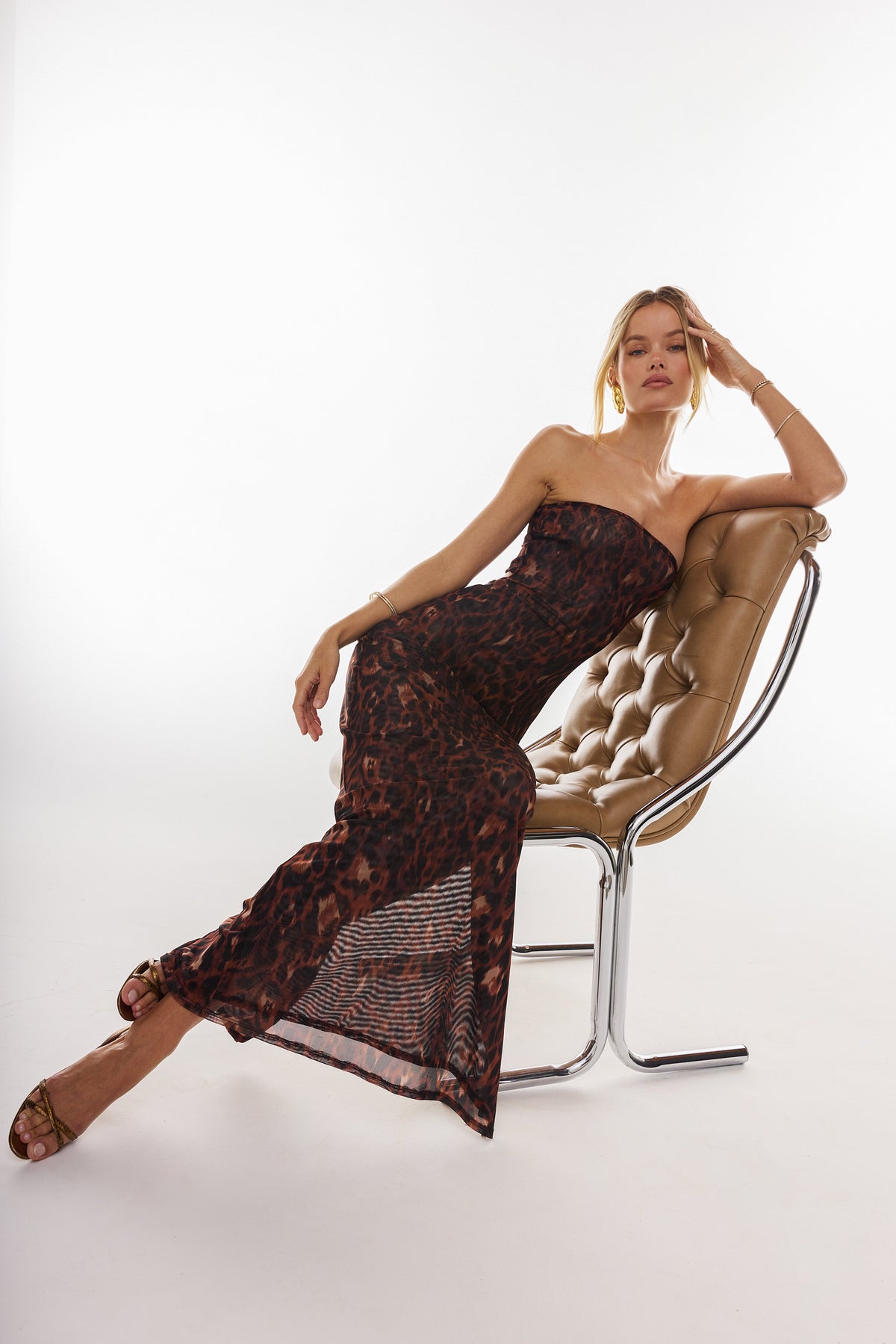Demi Mesh Dress in Knox