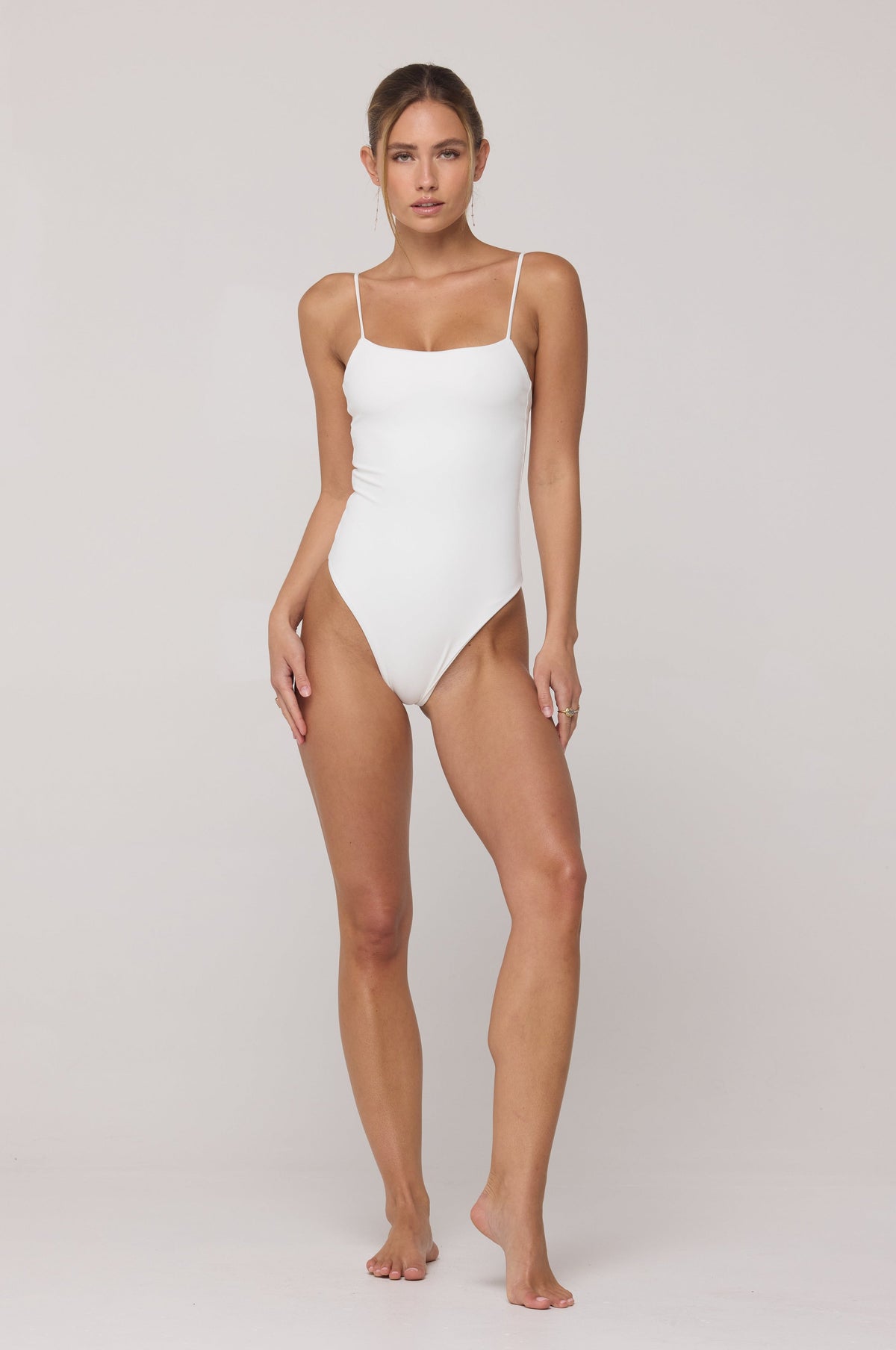 Dominick One Piece Swimsuit in White