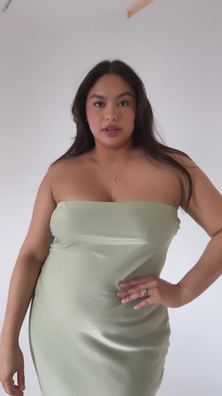 Anna Slip in Sage