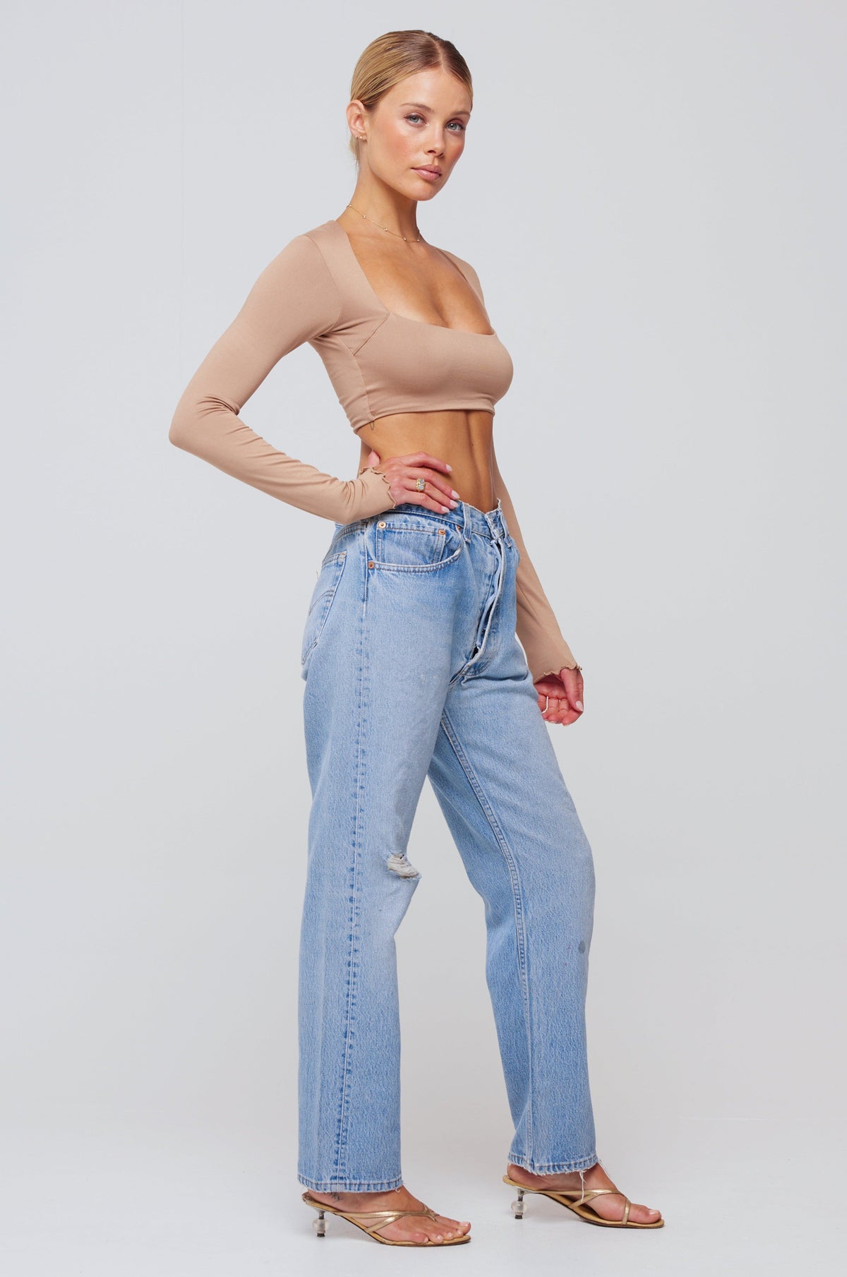 Emily Top in Nude
