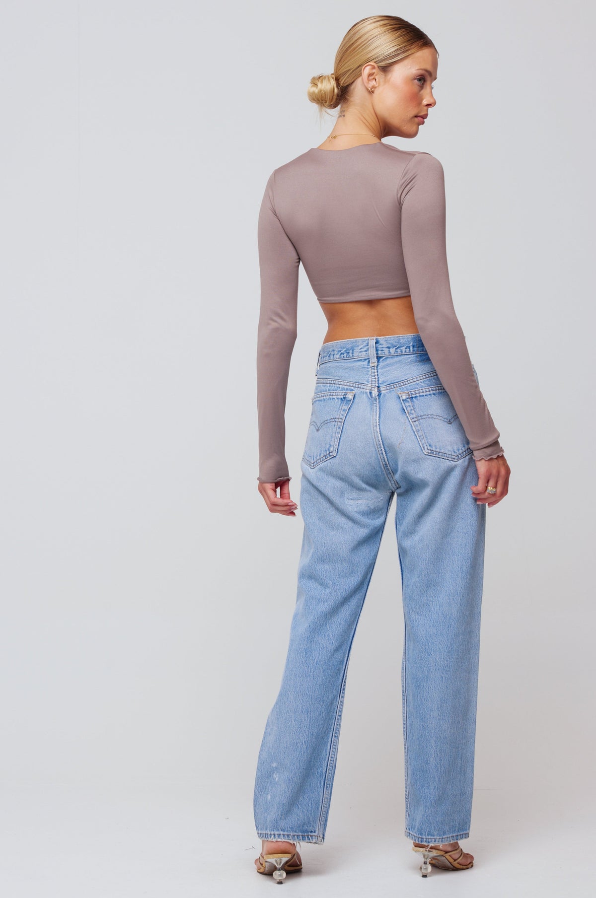 Emily Top in Taupe