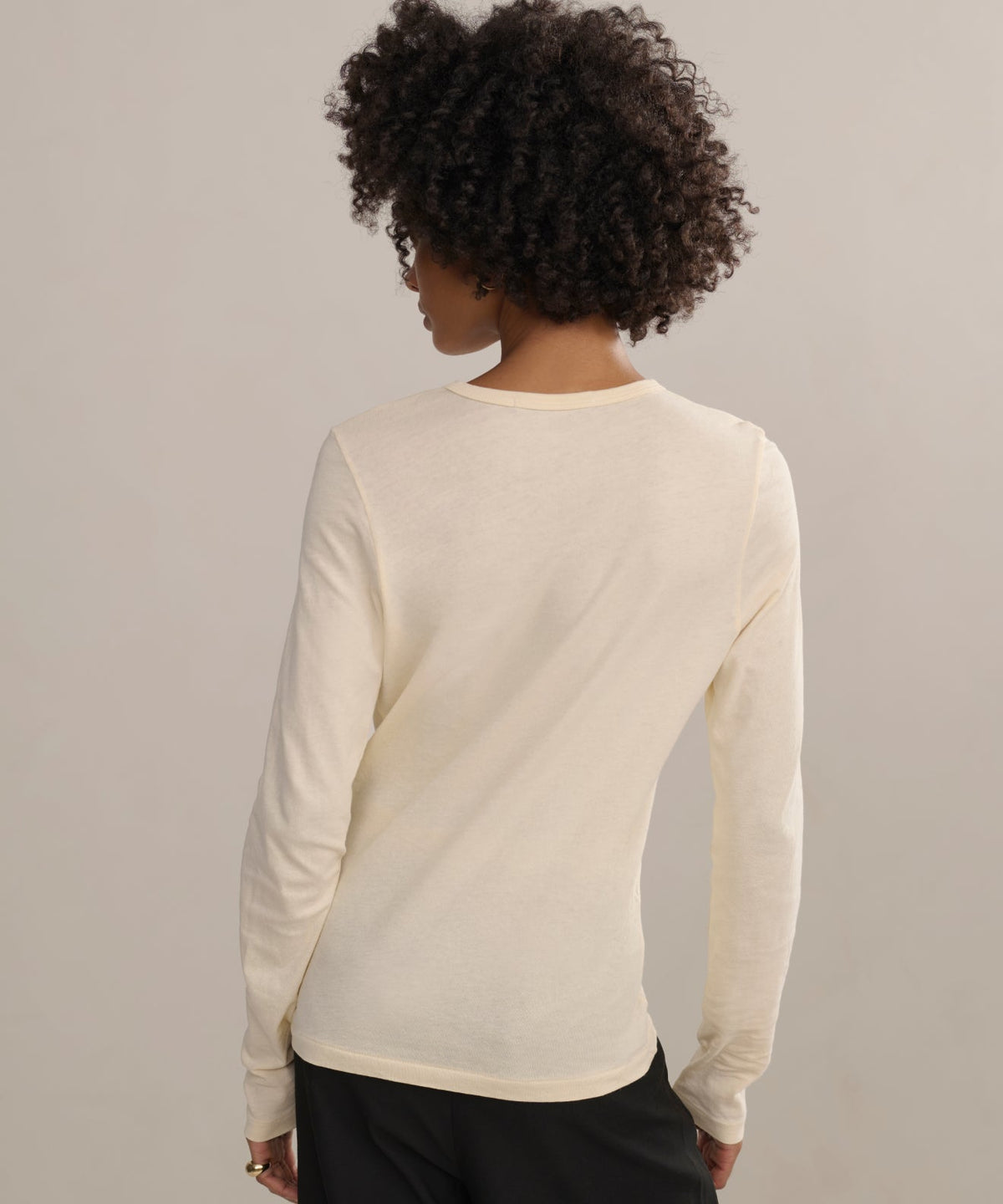 Long-Sleeve Slim Tee