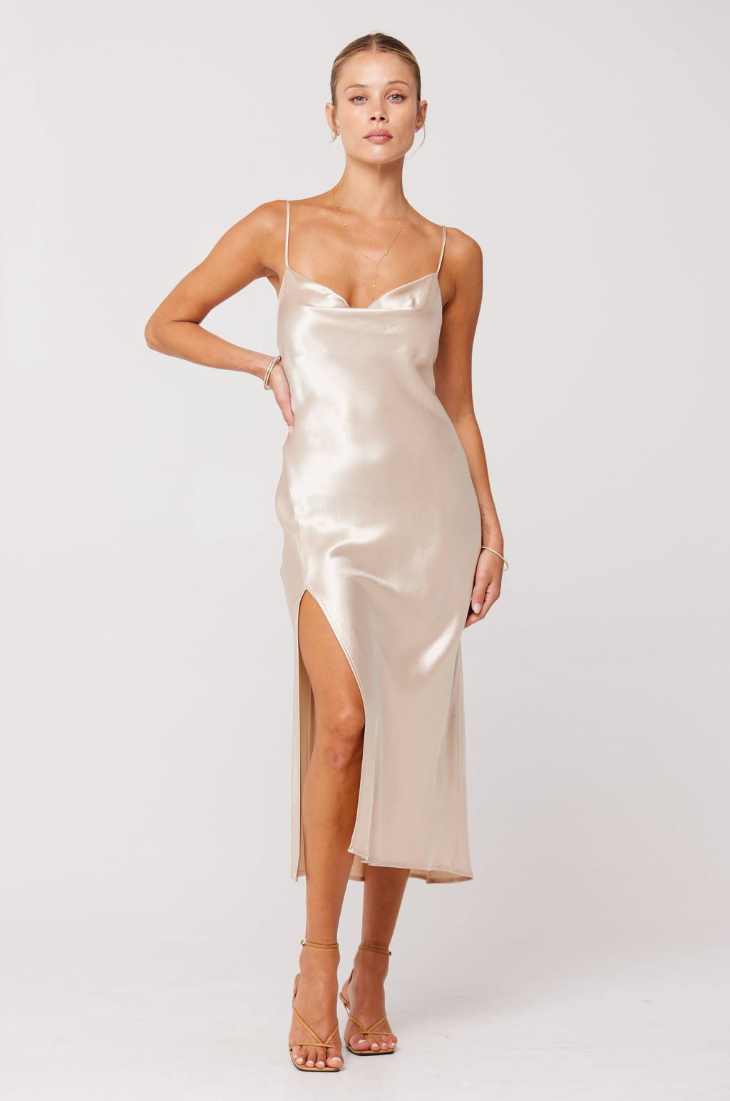 Madison Slip in Champagne