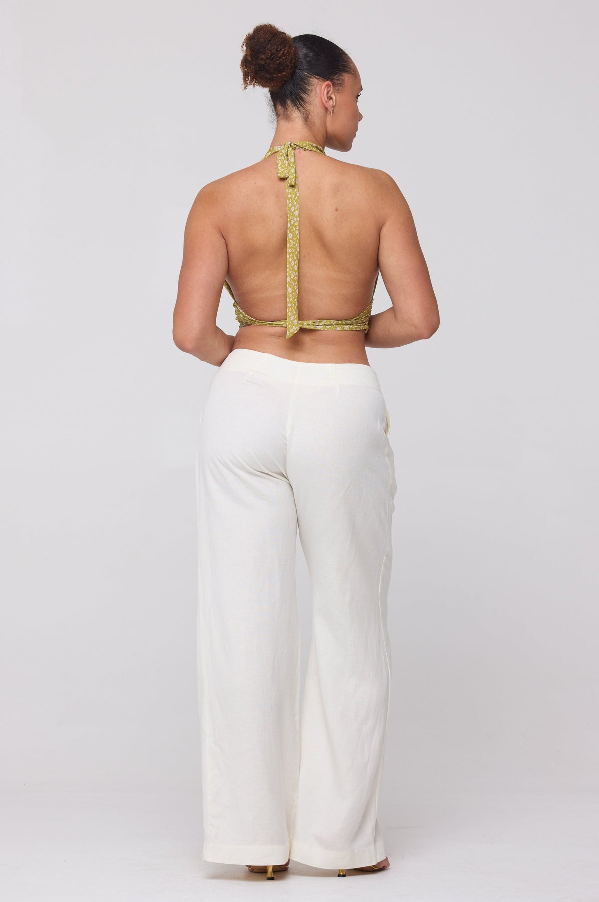Malcolm Trousers in White Linen
