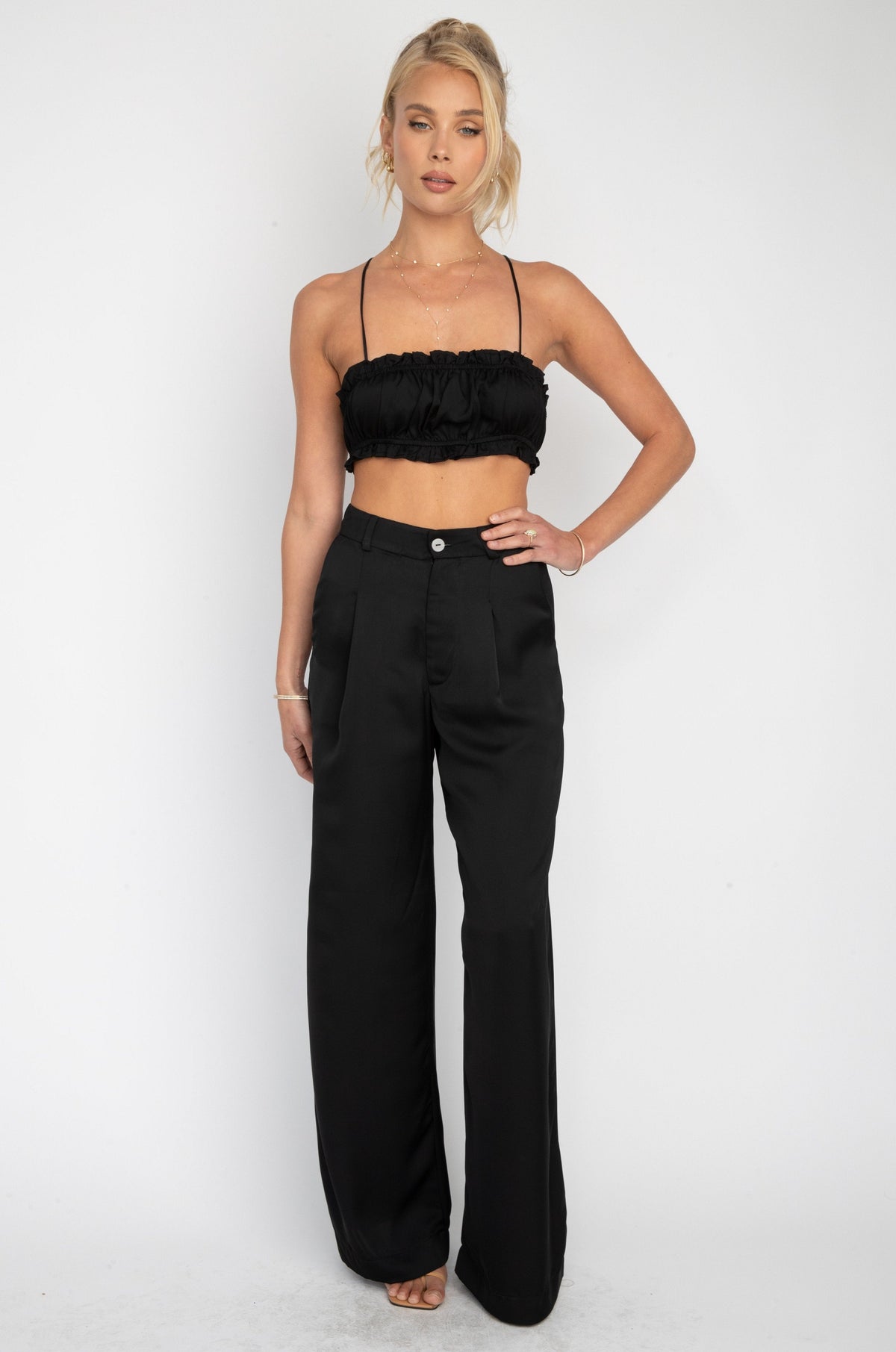 Sasha Trouser in Black