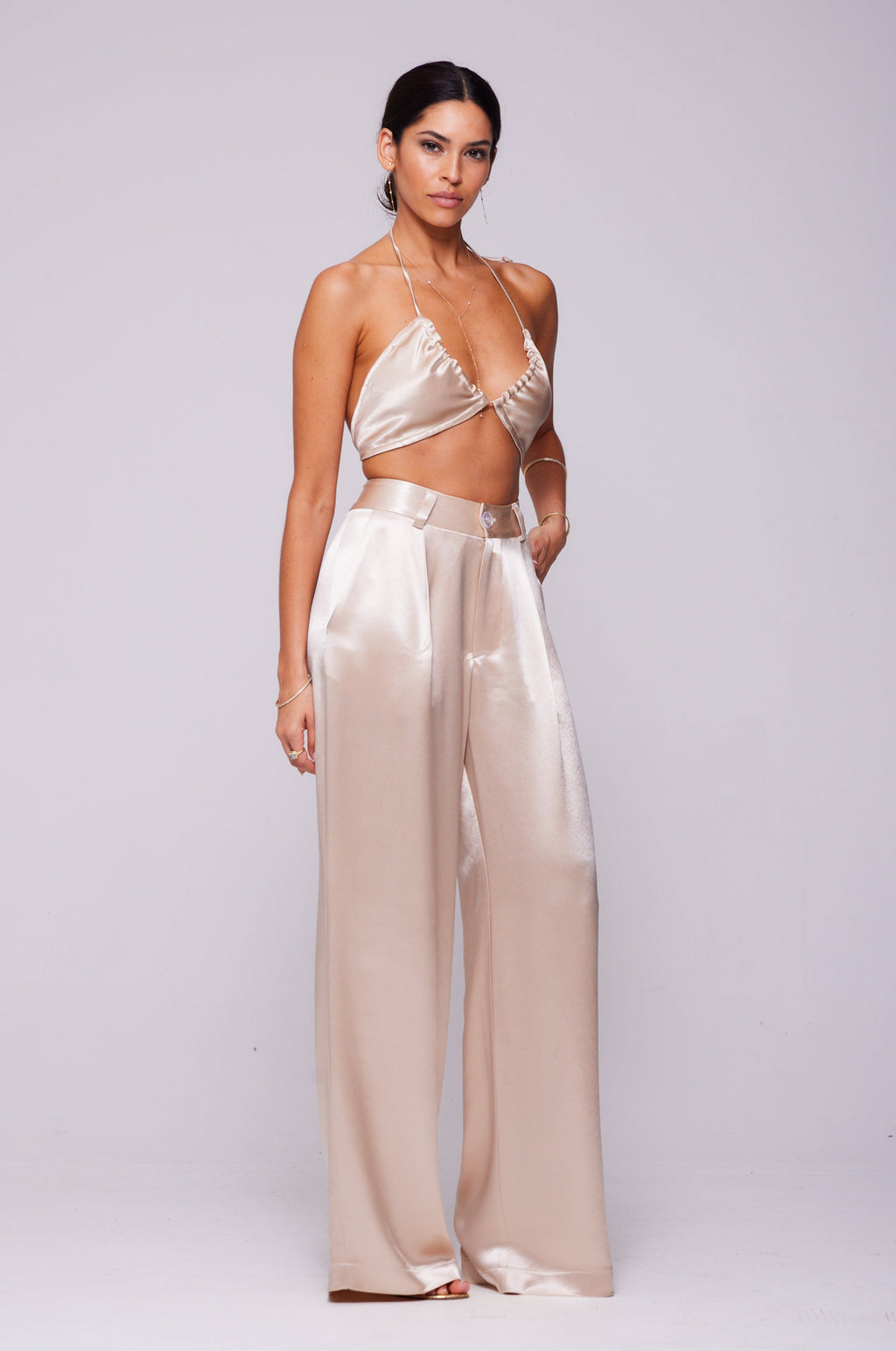 Sasha Trouser in Champagne
