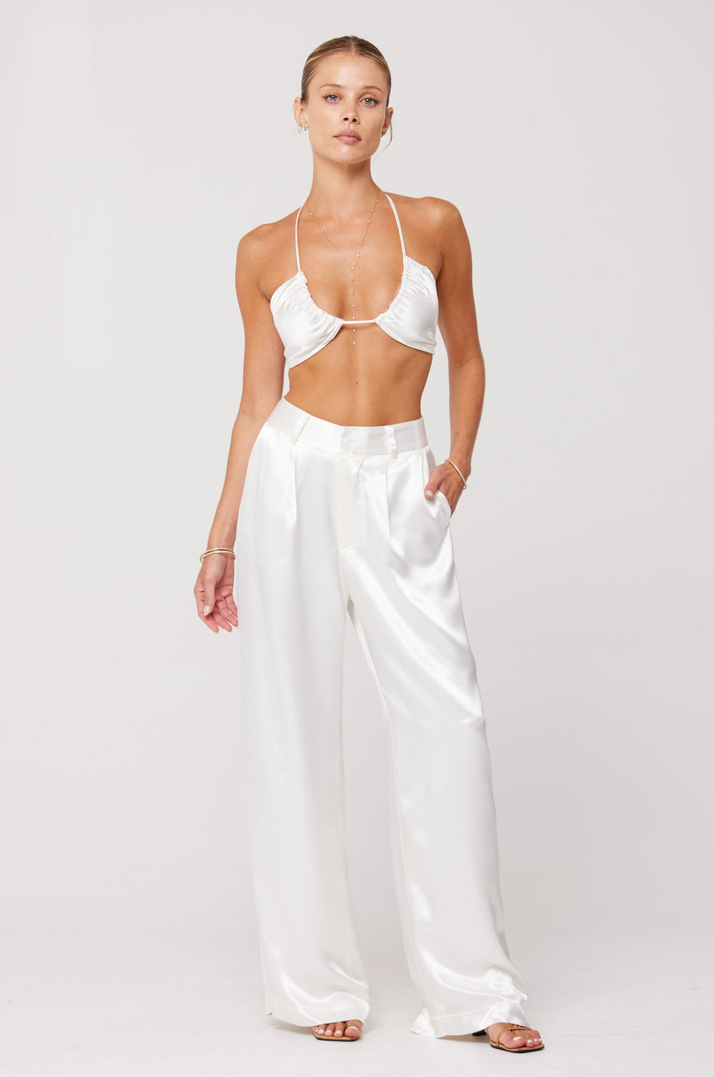 Sasha Trouser in Pearl