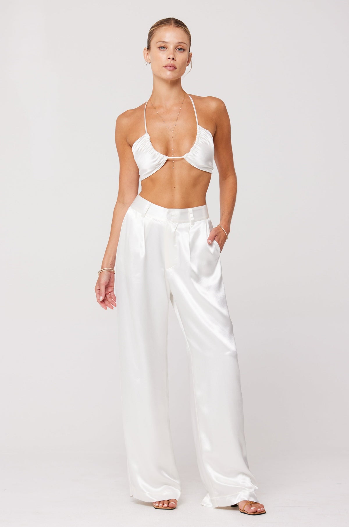 Sasha Trouser in Pearl