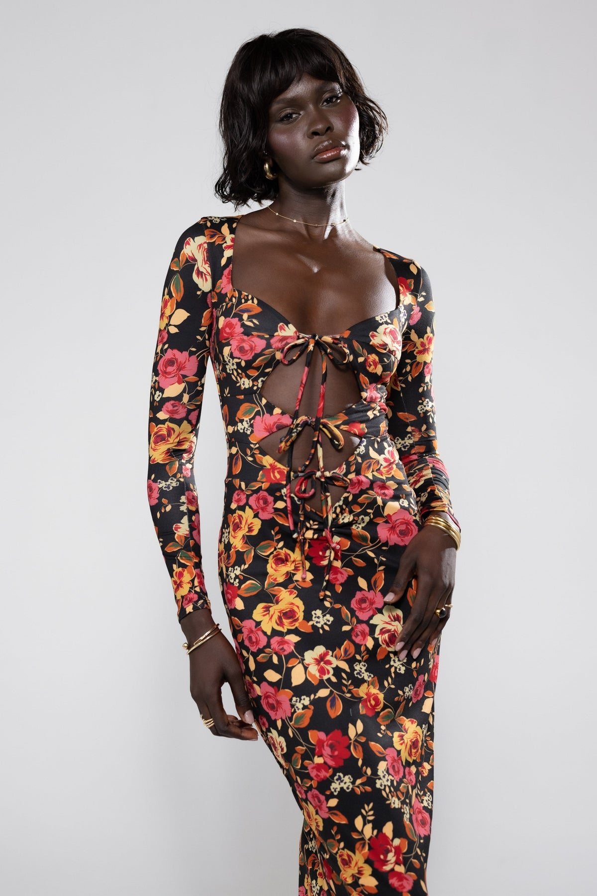 Simone Dress in Rosie