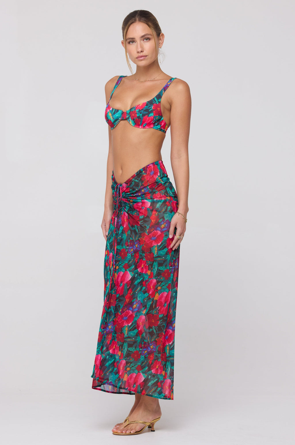 Ziggy Mesh Skirt in Resort