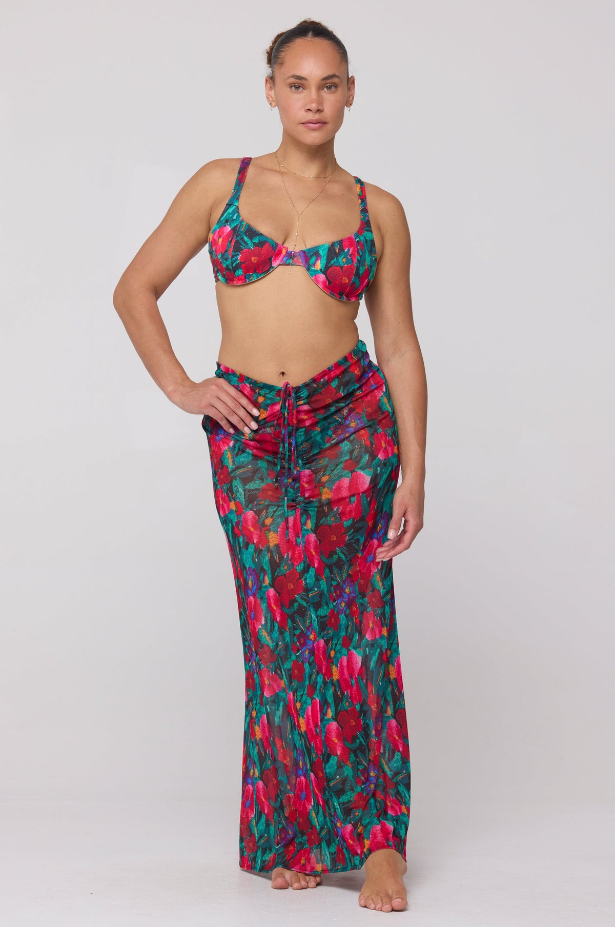 Ziggy Mesh Skirt in Resort